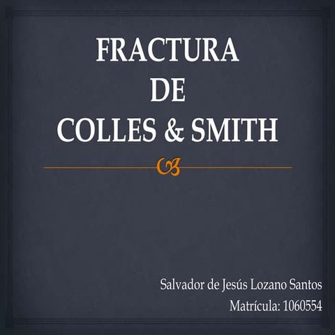 Fractura de colles