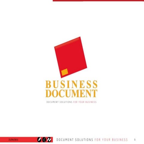 Présentation Business Documents pour Sage CRM - Partenaires Sage