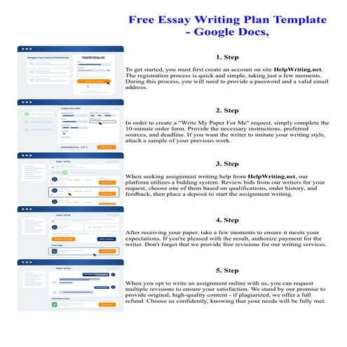 Free Essay Writing Plan Template - Google Docs,