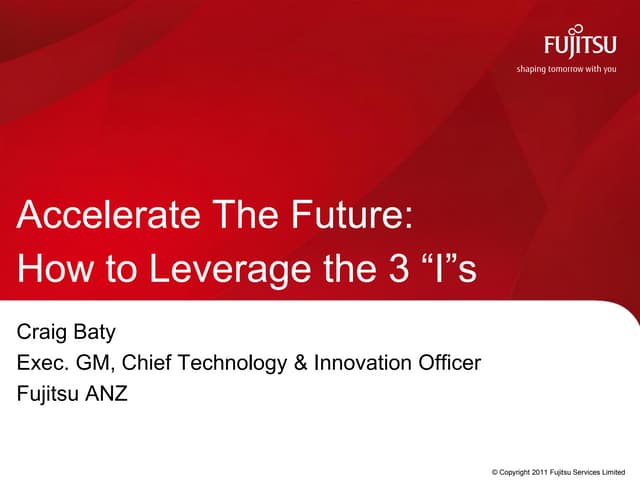 Fujitsu ASEAN roadshow - How to leverage information, innovation and insight