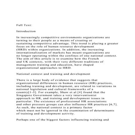 Full Text Introduction In increasingly competitive en.docx