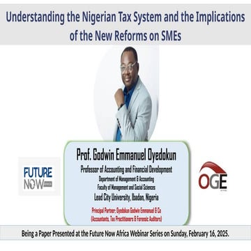 FutureNow Understanding the Nigerian Tax System and the Implications of the N...