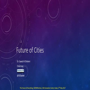 Future of  Cities