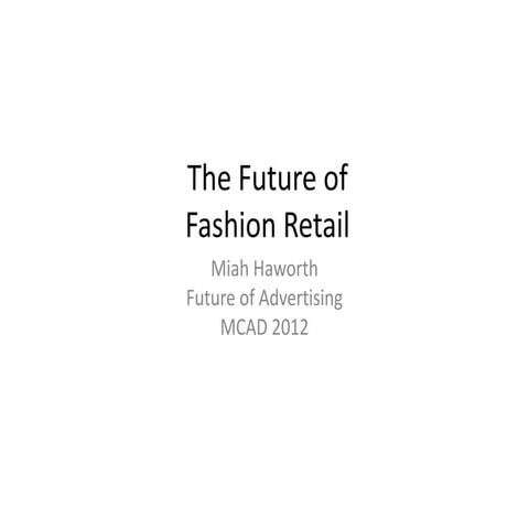 Futureof fashionretail