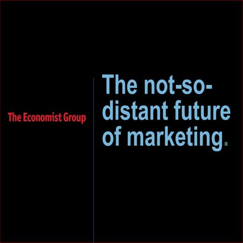 The not-so-distant future of marketing
