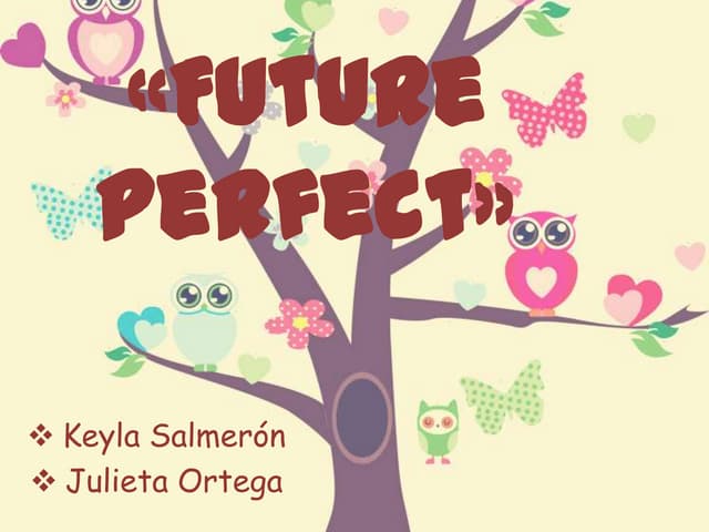 Future perfect»