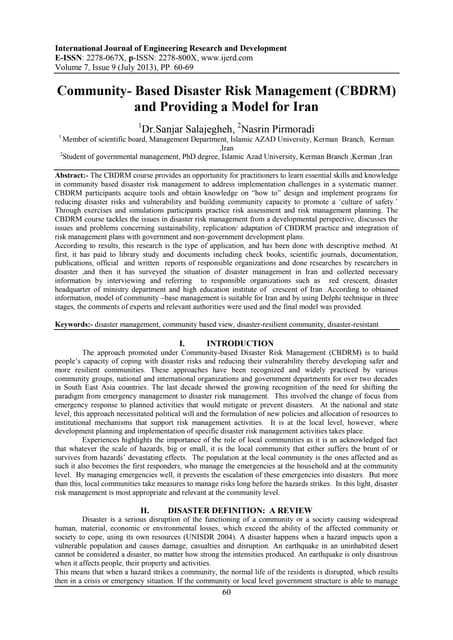 International Journal of Engineering Research and Development (IJERD)