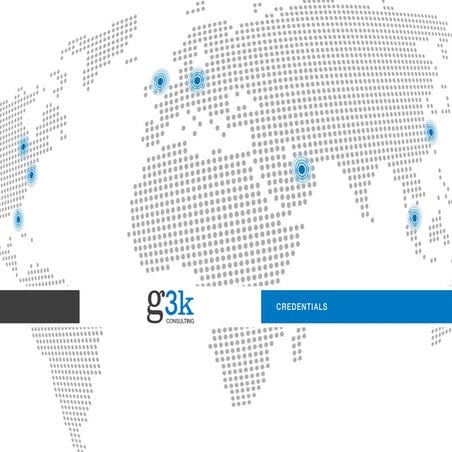 G3k Consulting credentials