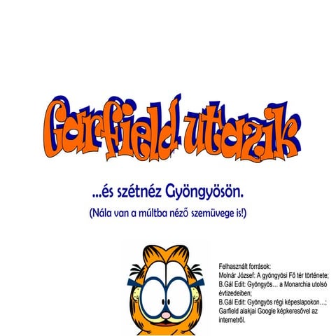 Garfield a Fő téren