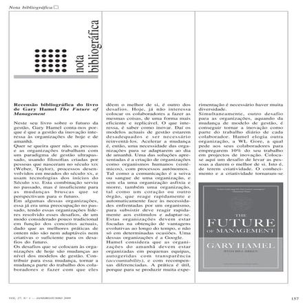 Gary hamel   vantegem evolutiva