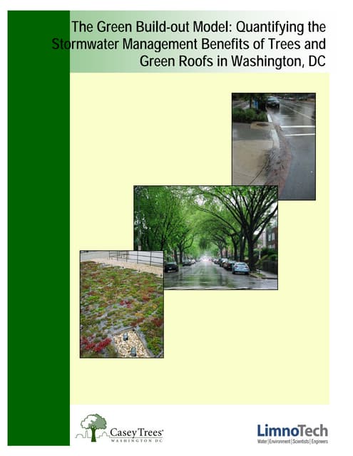 Green Roofs in Washington, DC - The Green Build-out Model
