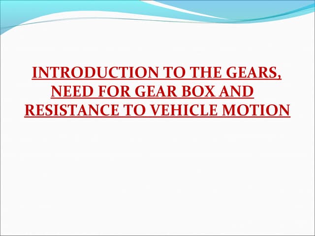 Gears
