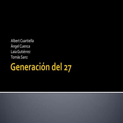 Generacion 27