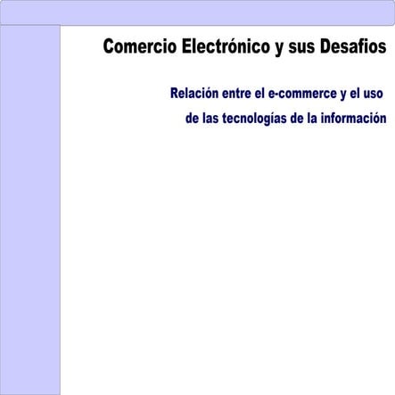 Comercio Electronico - Marketing en Internet