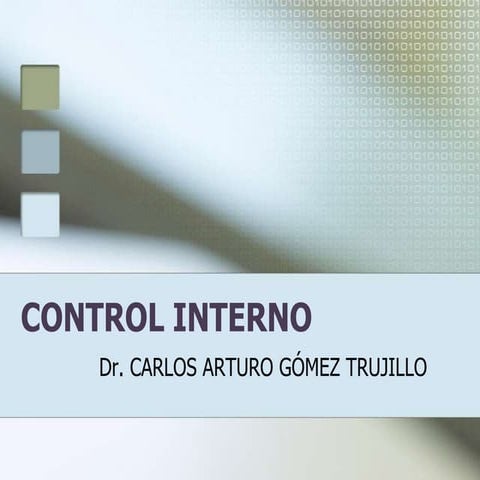 Generalidades del Control Interno