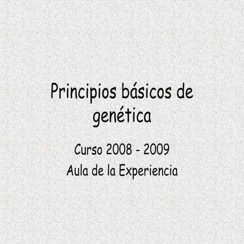 Genetica 08 09