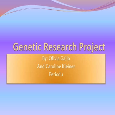 Genetic research project