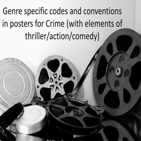 Genre Specific research on Film Posters