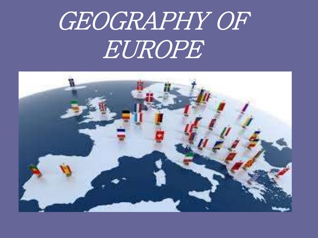 Geography of Europe