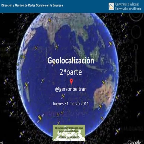 Geolocalización (2ª parte)