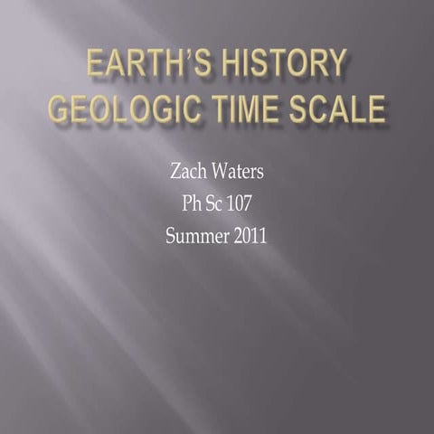Geologic time scale