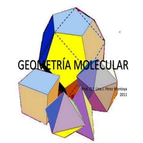 Geometría molecular e hibridación de orbitales atómicos