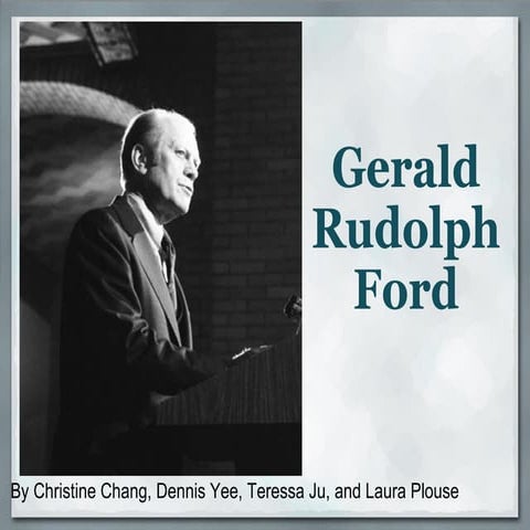 Gerald Ford Powerpoint