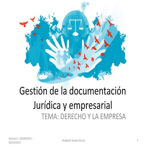 Gestión de la documentación jurídica y empresarial