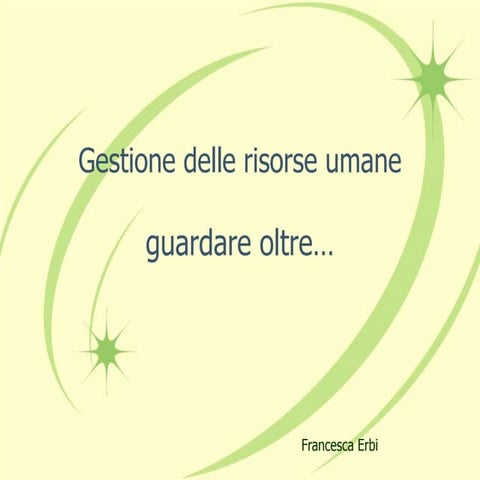 13-9-13 Gestione delle risorse umane pt.1