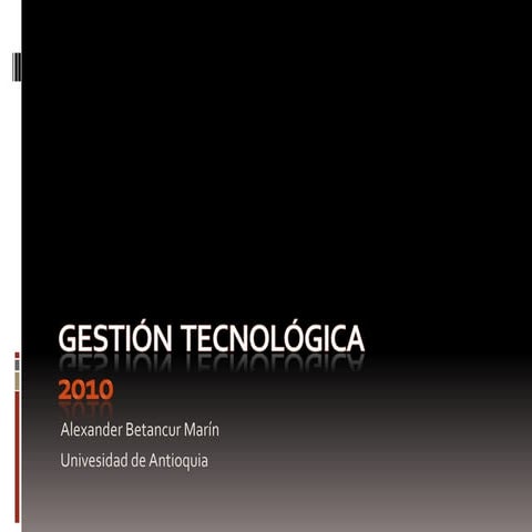 Gestion TecnolóGica