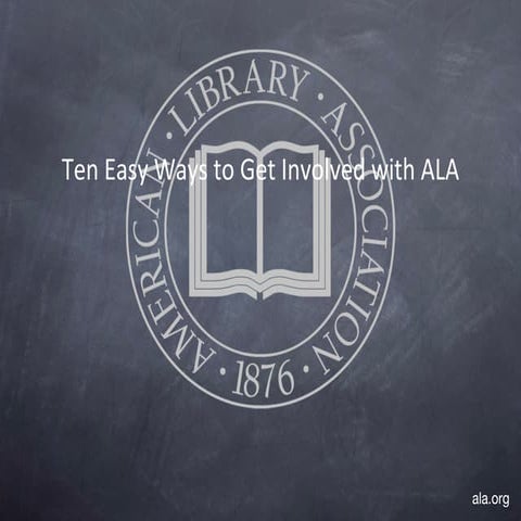 Get Involved In ALA
