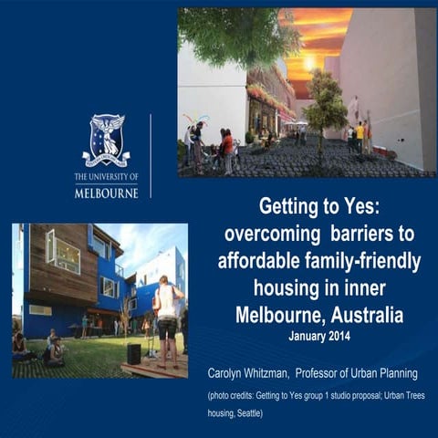 Getting to Yes: Overcoming Barriers to Affordable Family-friendly Housing in ...