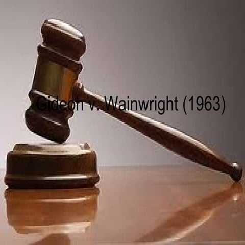 Gideon v wainwright 2