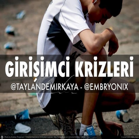 Girisimci ve krizleri