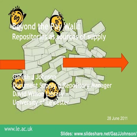 Beyond the Pay Wall!: Repositories as sources of supply