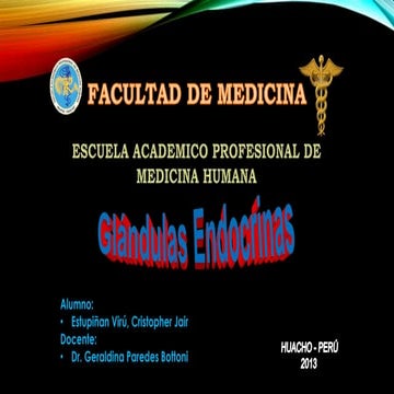 Glándulas endocrinas