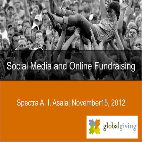 Global Giving Online Fundraising Workshop Presentation in Namibia