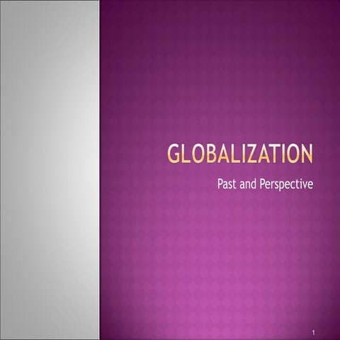 Globalisation