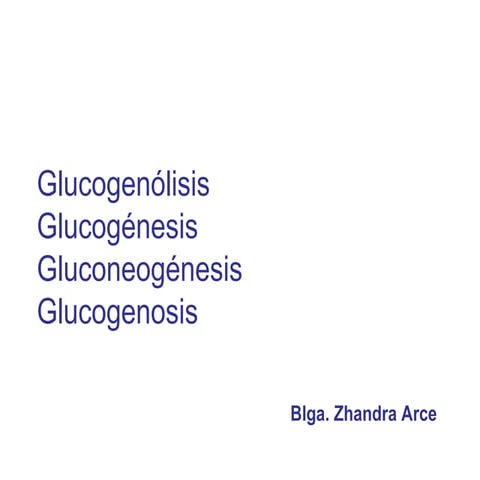 Glucogenolisis 