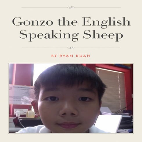 Gonzo the english speaking sheep