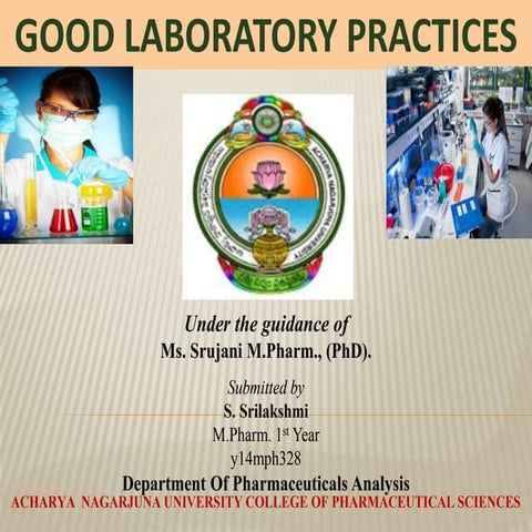 Good laboratory practices