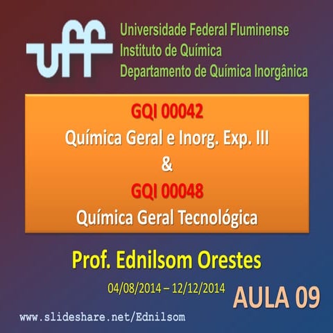 Química Geral Aula 09