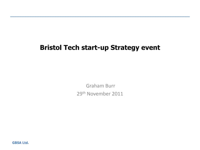 TSS Responsive Strategy Bristol 29 November Graham Burr, 