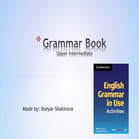 Grammar book 1