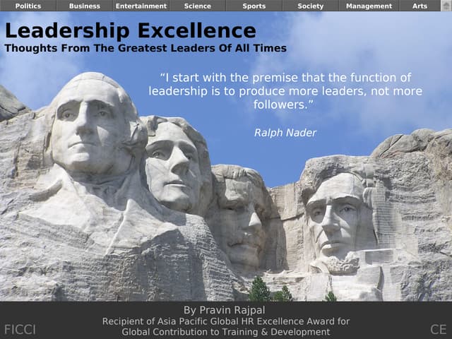 Great Leaders - Leadership Excellence