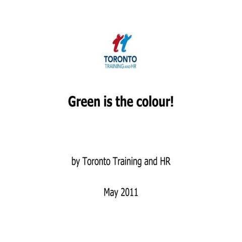 Green is the colour! May 2011