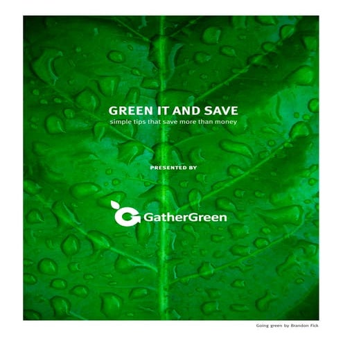 Green it and_save