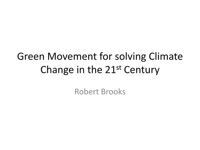 Green technology solutions