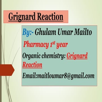 Grignard reaction