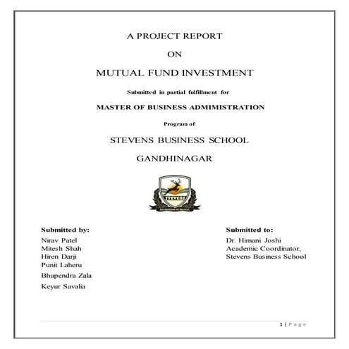 mutual fund in india